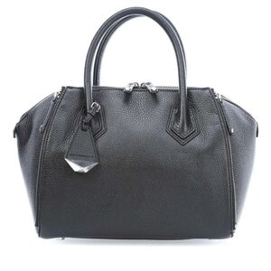 NWT Rebecca Minkoff Mini Perry Satchel, Black Leather (1103244)